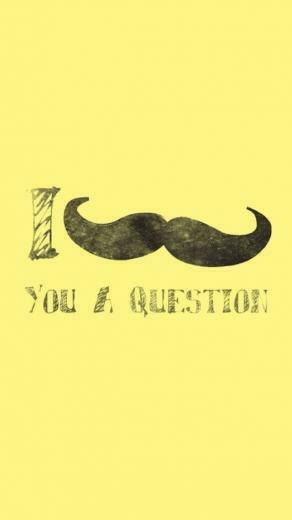 Labels iPhone Wallpaper Moustache