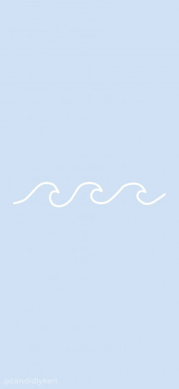 Light Blue Aesthetic iPhone Wallpaper