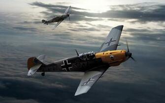 Messerschmitt Bf German World War Ii Fighter Aircraft Wallpaper