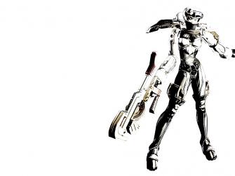 Gun Valkyrie Minimalistic By B3h1ndu
