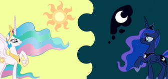 Mlp Fim Wallpaper Celestia And Luna By Pokeclubwhite2