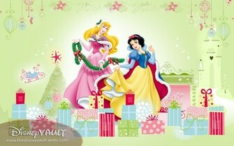 Xmas Disney Princess Wallpaper