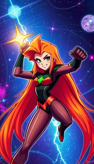 Starfire Wallpaper