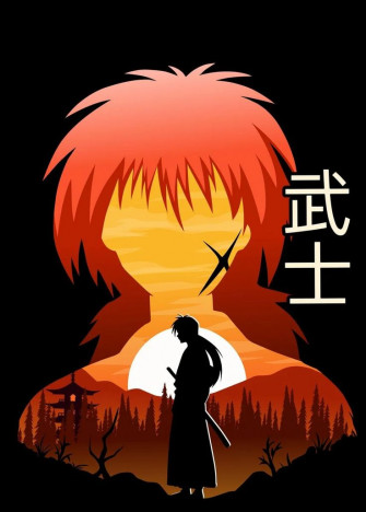 Kenshin Himura Poster By El Rik Displate Anime