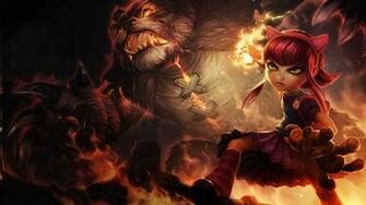 Annie League Of Legends HD Wallpaper Splash Lol Champion B11