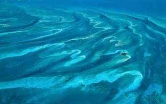 Bahamas Aerial Wallpaper Stock Photos