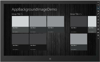 Windows Xaml Tips App Background Image Reflection It