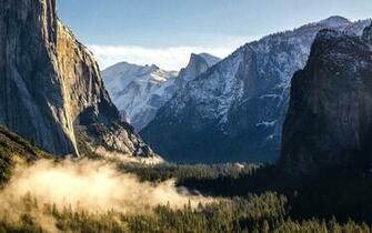 Mountains Of Yosemite National Park Wallpaper HD