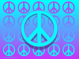 Zebra Peace Sign Background