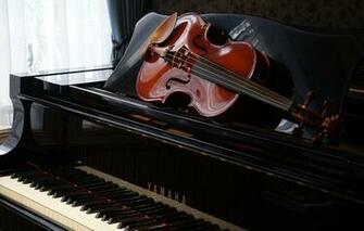 Wallpaper Piano Violin Music