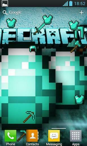 Bigger Minecraft Diamond Wallpaper For Android Screenshot