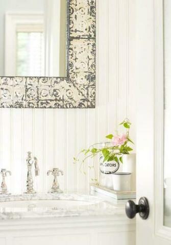 Diy Beadboard Wallpaper Project Tidbits Twine