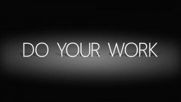 Do Your Work Wallpaper Top Background