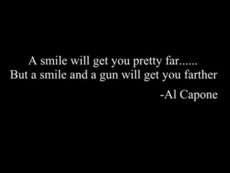 Al Capone Quotes Wallpaper Gun