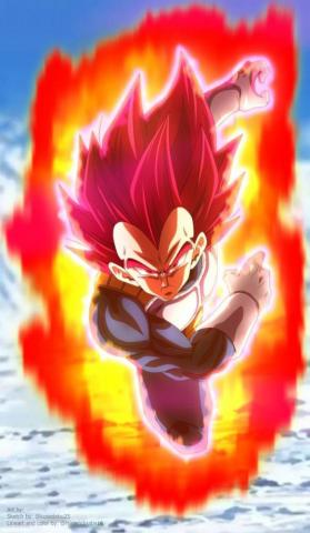Vegeta Super Saiyan God Dragon Ball