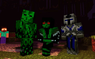Novaskin Minecraft Wallpaper Herobrine By Ramrod1000