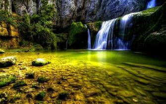 Description 5d Waterfall Wallpaper Beautiful Scenery Waterfalls