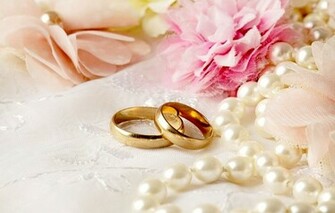 Wedding Background Flowers Ring Lace Soft