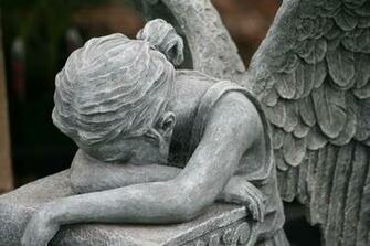 Man Made Angel Statue Wallpaper