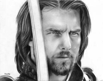 Tom Cruise Pencil Sketch And Wallpaper Theme With
