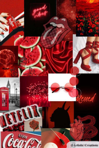 Red Cute Aesthetic Wallpaper