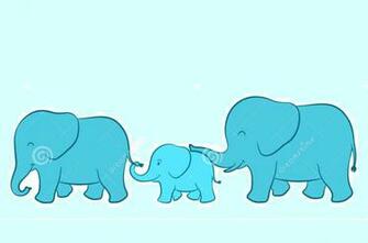 Pin Cute Cartoon Elephant Family