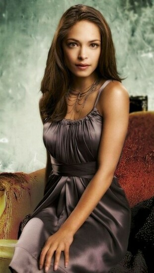 Kristin Kreuk Long Dress Wallpaper iPhone