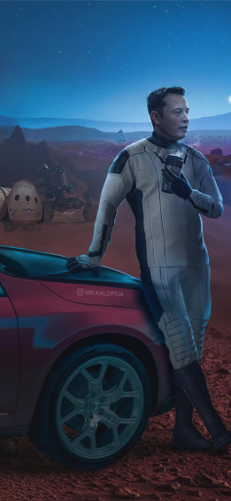 Elon Musk iPhone Wallpaper