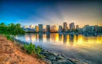 Desktop Wallpaper Hawaii Honolulu HDr Sunrises And