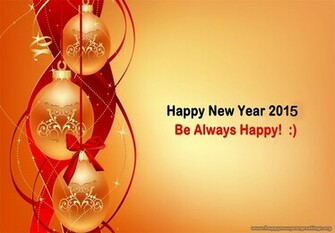 Always Be Happy New Year Wallpaper