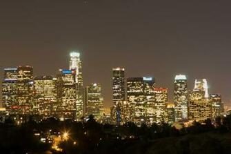 File Los Angeles Skyline At Night Jpg
