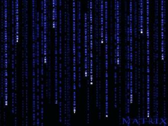 Blue Matrix Wallpaper