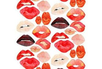 Wallpaper From One Kings Lane An Artist S Approach Lips On White