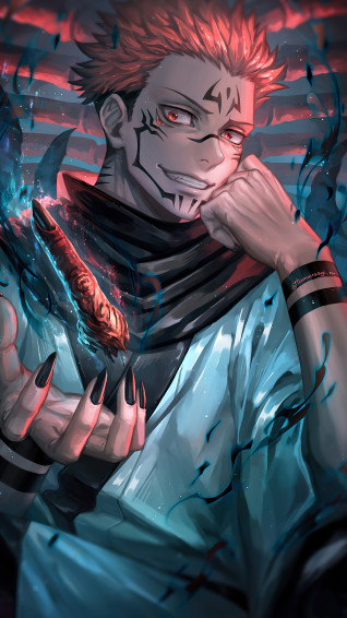 Sukuna Jujutsu Kaisen Wallpaper iPhone Phone 4k 6310e