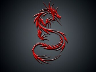 Red D Dragons Wallpaper
