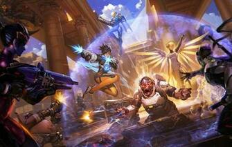 Wallpaper Game Blizzard Entertainment Reaper Hanzo Overwatch