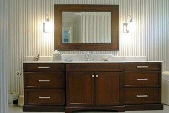 Masculine And Feminine Bathrooms His Hers Powder