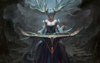 Sona HD Wallpaper League Of Legends Champion Lol Musical Instrument