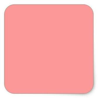 Plain Coral Pink Background Sticker