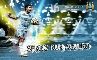 Kun Aguero Manchester City Fc Best Player Wallpaper