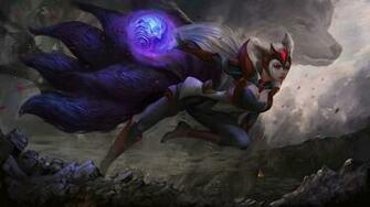 League Of Legends Ahri HD Wallpaper