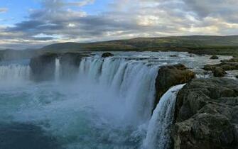 Godafoss Iceland Computer Wallpaper Desktop Background
