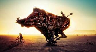 Burning Man HD Wallpaper Background Image