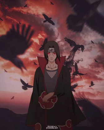 Itachi Uchiha Makes A Cool Phone Wallpaper R Naruto