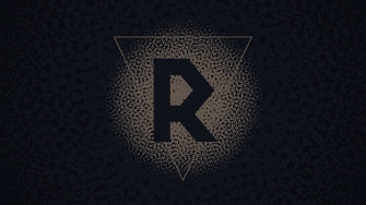 Imprinted R Alphabet Wallpaper