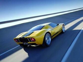 Yellow Ford Gt For Speed Screensavers