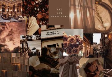 Brown Collage Wallpaper Chocolate Fab Mood Wedding