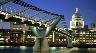 England London Wallpaper Bridges Cathedral