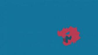 Druddigon Minimalism Blue Background Wallpaper Anime