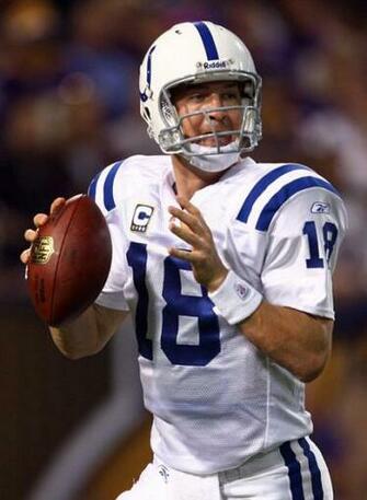 Manning Quarterback Peyton Of The Indianapolis Colts